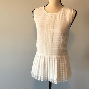 NWT Banana Republic factory peplum shirt SZ 10